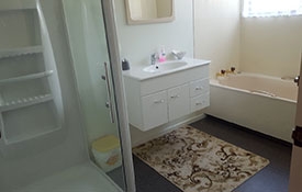 bathroom with shower